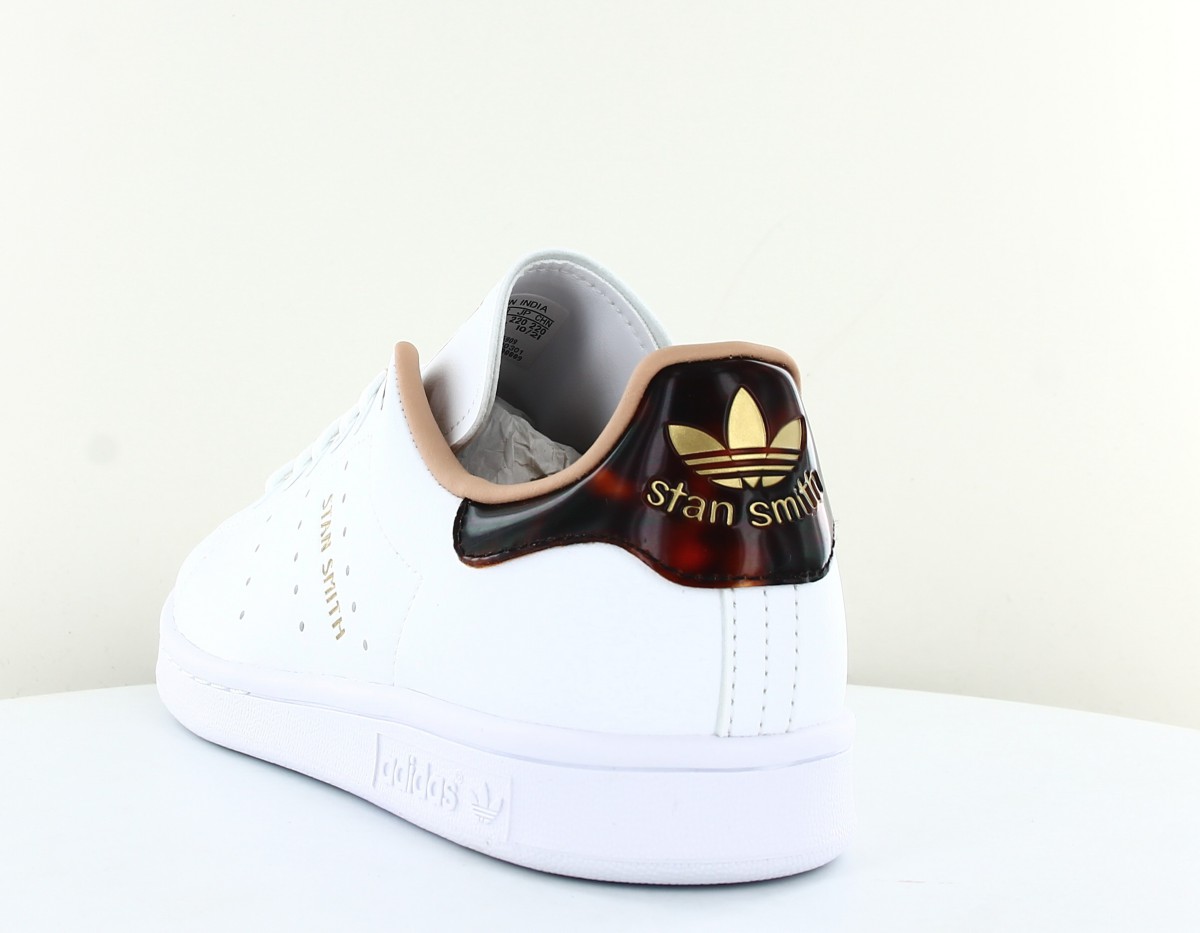 Adidas Stan Smith marbre blanc marron