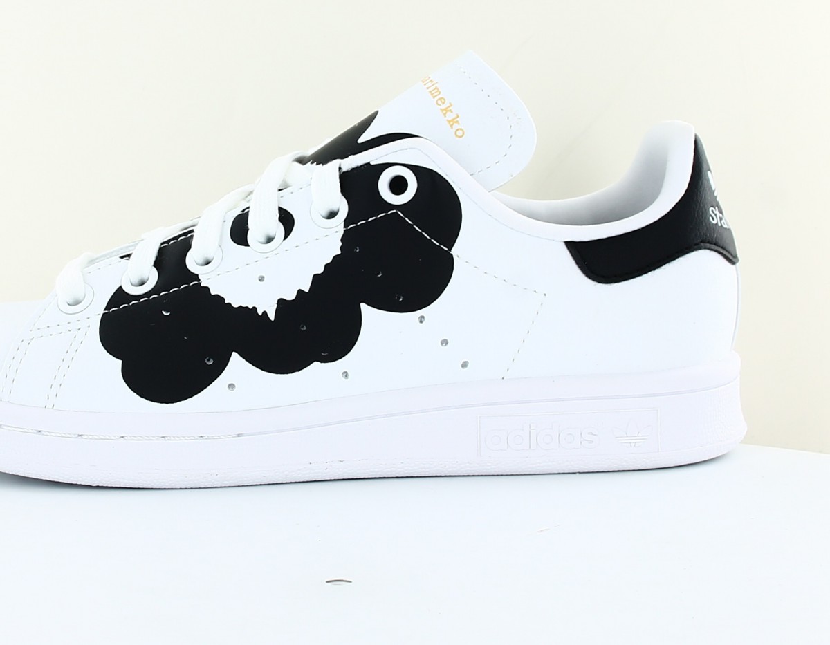 Adidas Stan smith marimekko blanc noir unikko