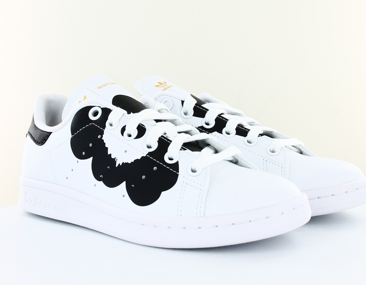 Adidas Stan smith marimekko blanc noir unikko