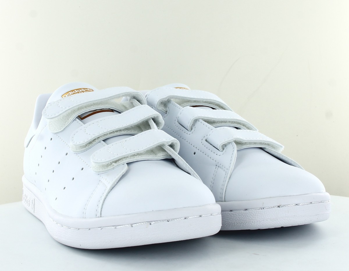 Adidas Stan smith scratch blanc or
