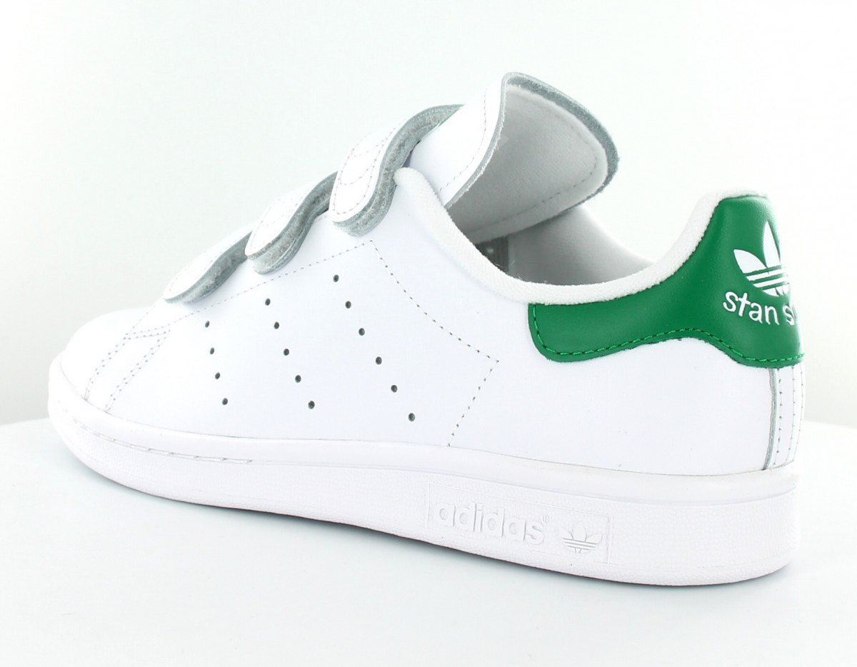 Adidas Stan smith scratch CF blanc-vert
