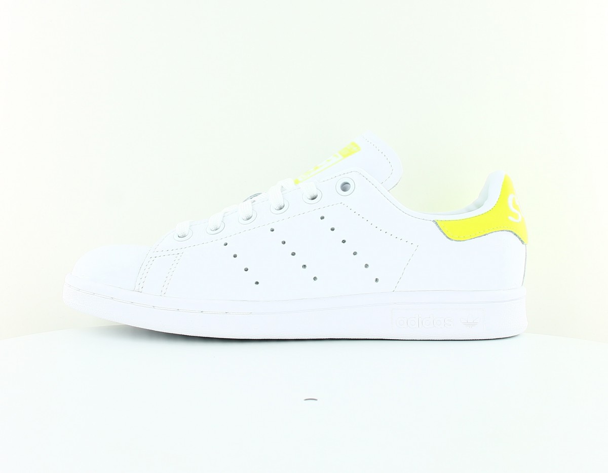 Adidas stan smith stan blanc jaune fluo