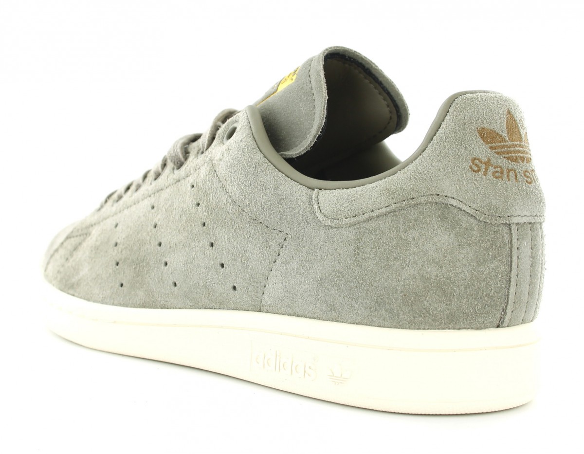 Adidas Stan Smith Suede Kaki/Beige