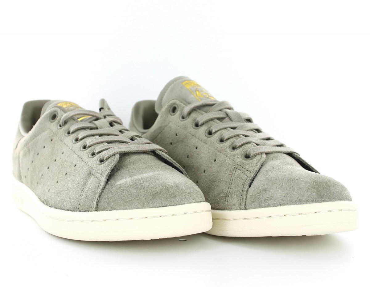 Adidas Stan Smith Suede Kaki/Beige