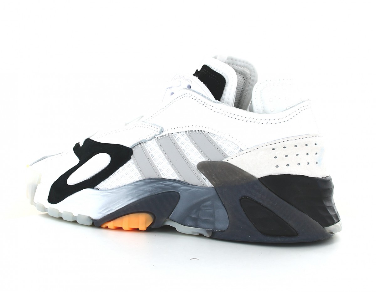 Adidas Streetball blanc gris noir orange