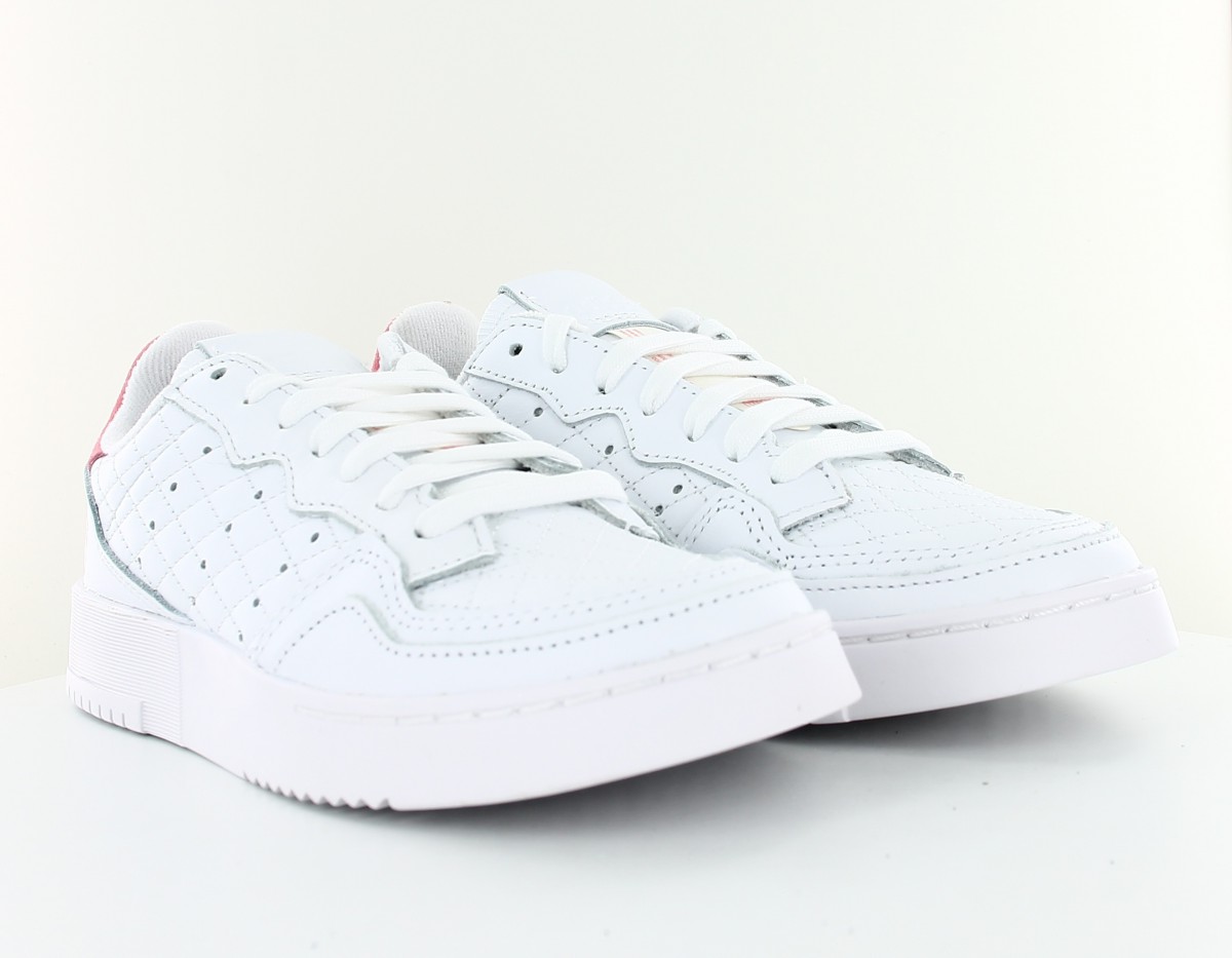 Adidas Supercourt world famous blanc rose