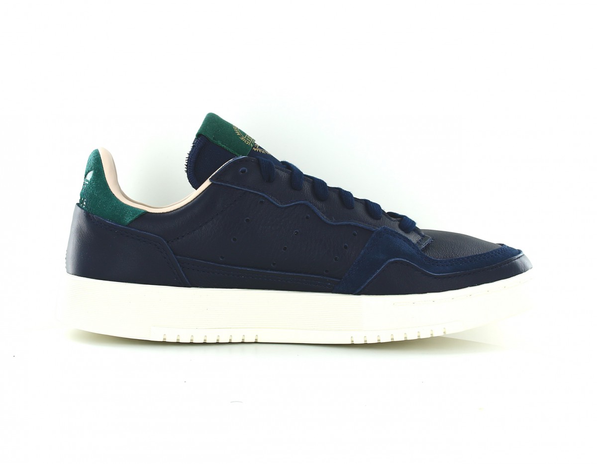 Adidas Supercourt bleu marine vert beige