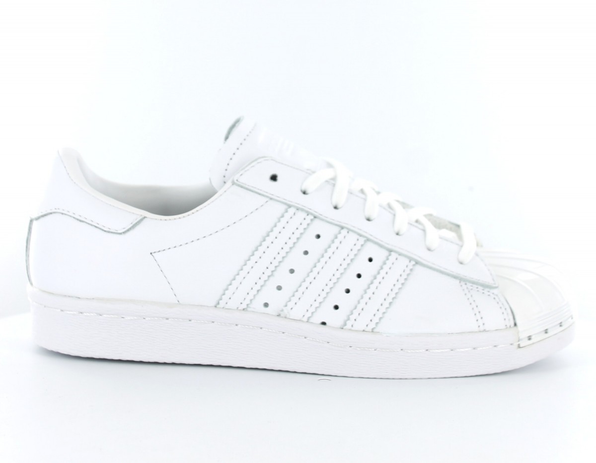 Adidas superstar 80 metal toe blanc-metalic