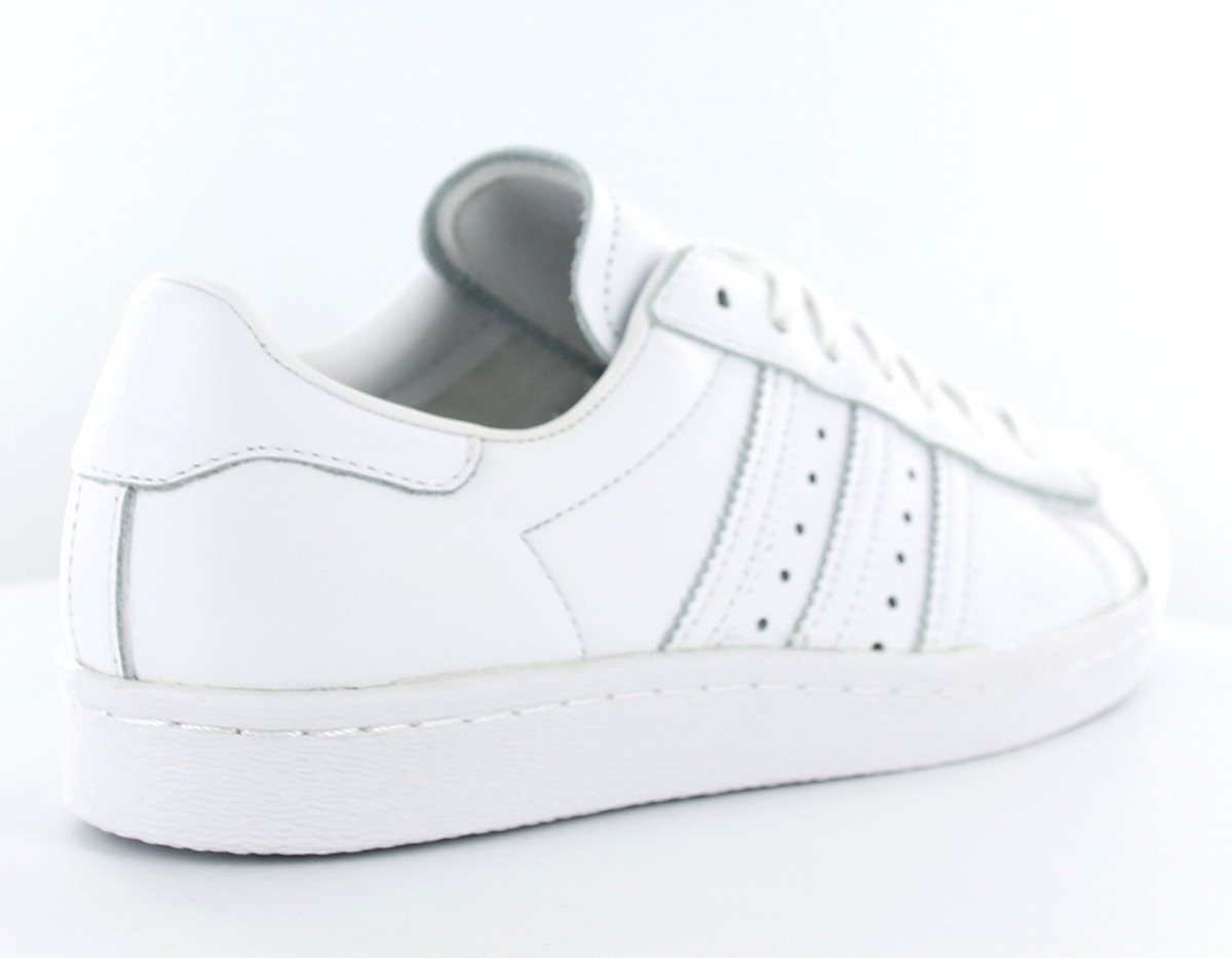 Adidas superstar 80 metal toe blanc-metalic