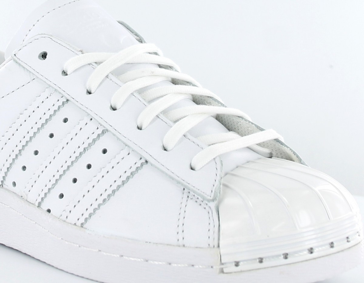 Adidas superstar 80 glossy toe blanc-metalic