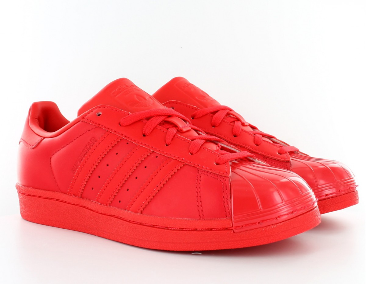 Adidas superstar 80 glossy toe rouge