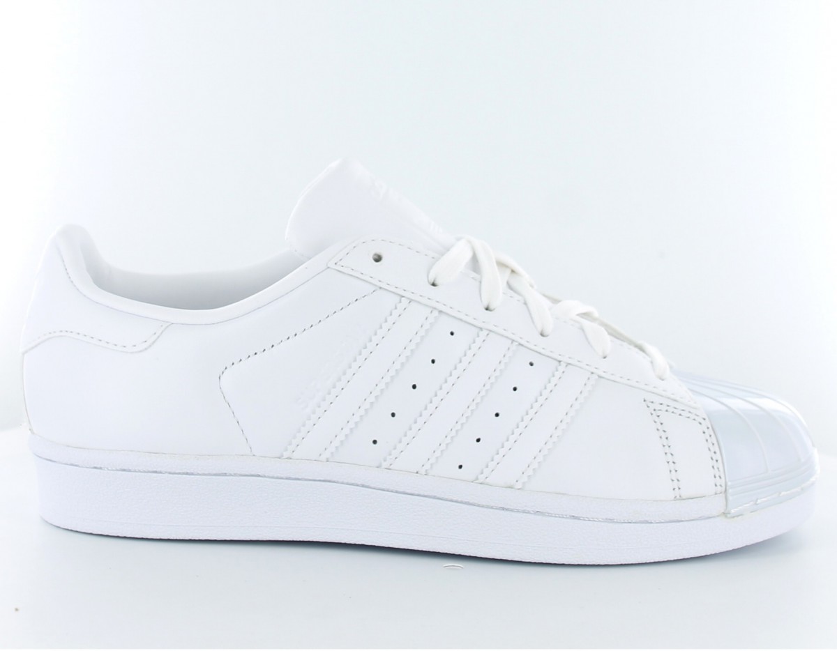 Adidas superstar 80 glossy toe blanc-blanc-nacré