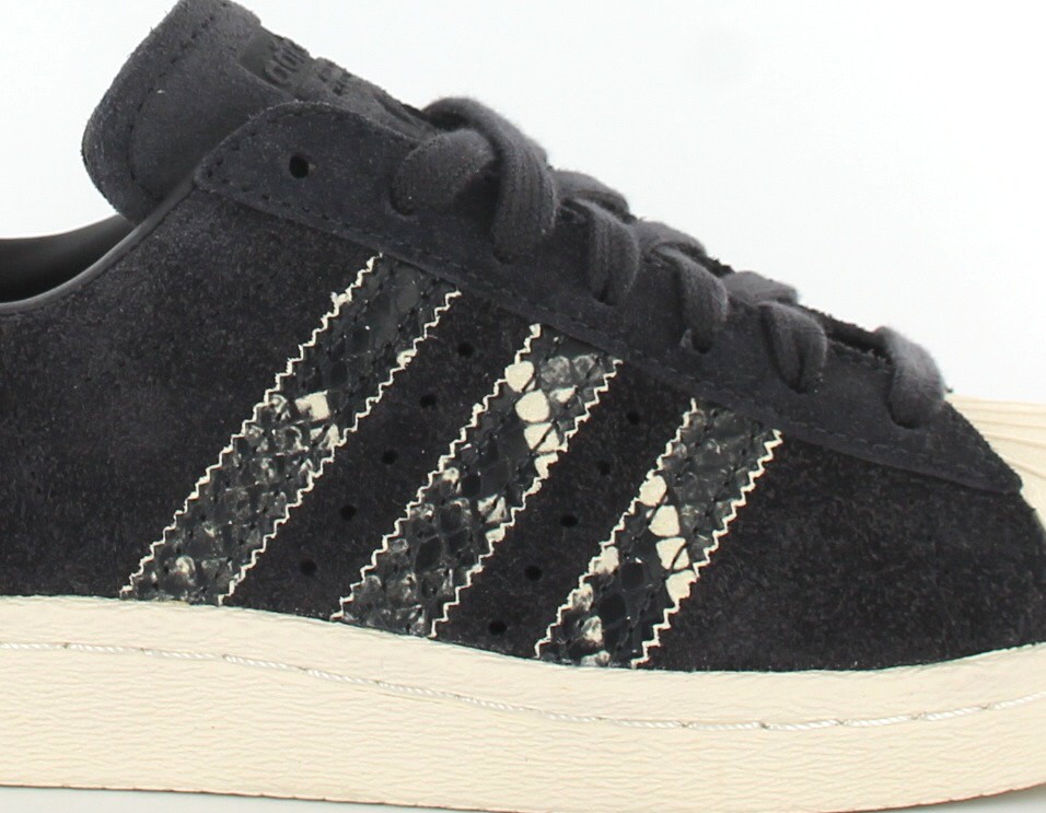 adidas superstar femme noir serpent