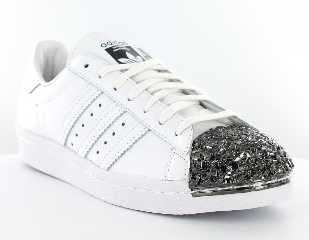 Adidas superstar 80 metal toe tf BLANC