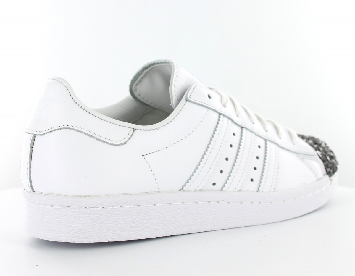 Adidas superstar 80 metal toe tf BLANC