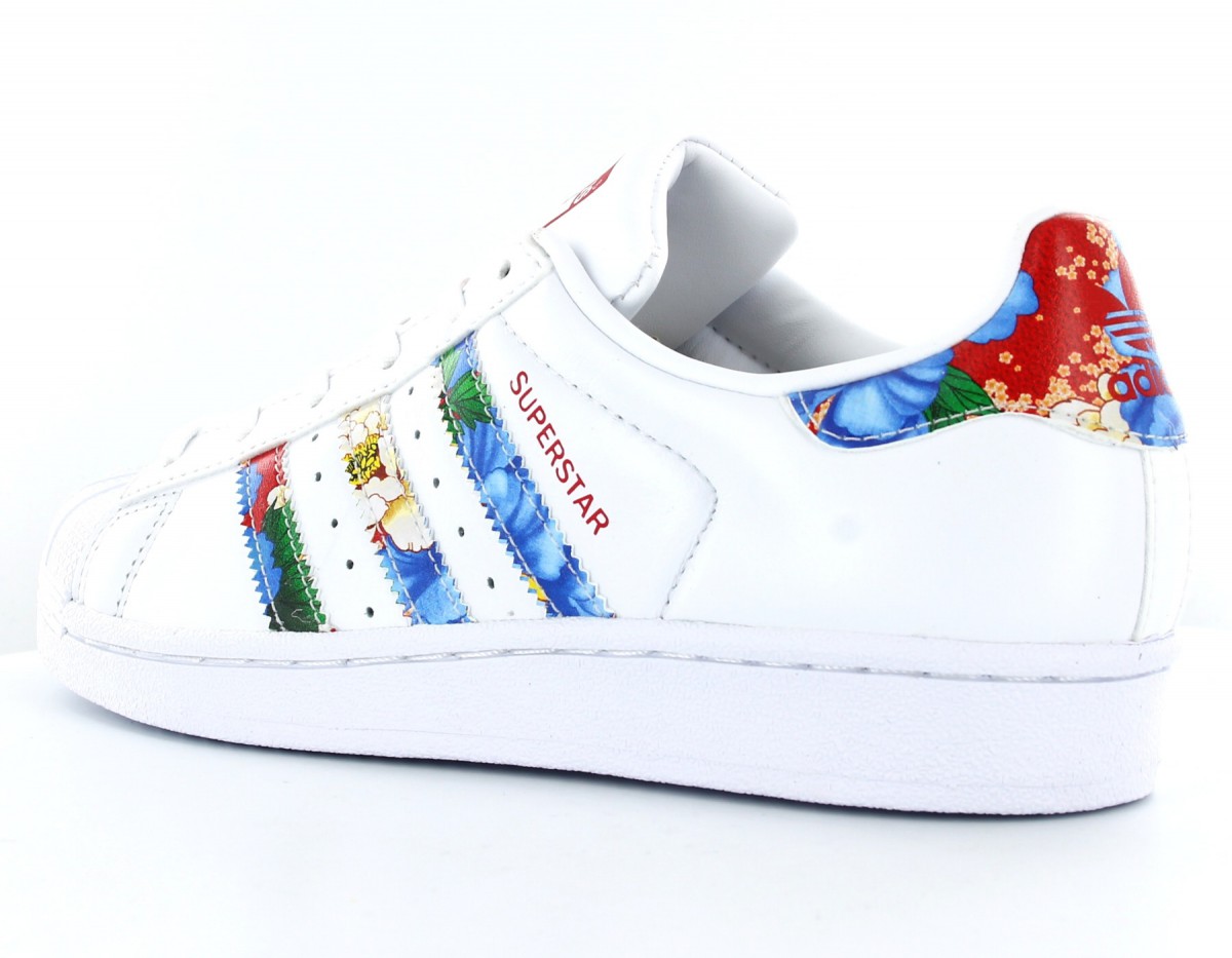 Adidas Superstar W Femme White-Multi-Colour