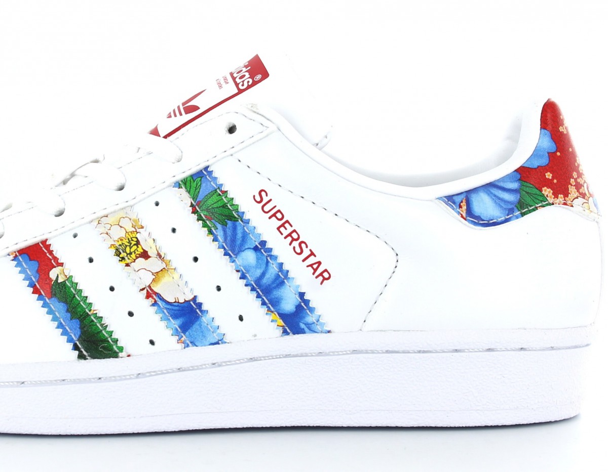 Adidas Superstar W Femme White-Multi-Colour