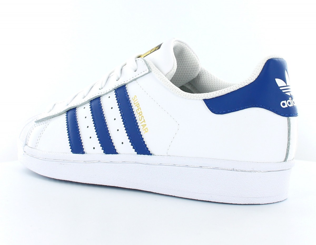 Adidas Superstar BLANC/BLEU/OR