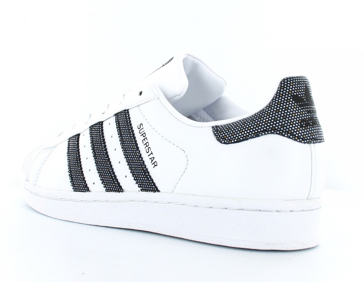 Adidas superstar femme Blanc/Noir/Perle