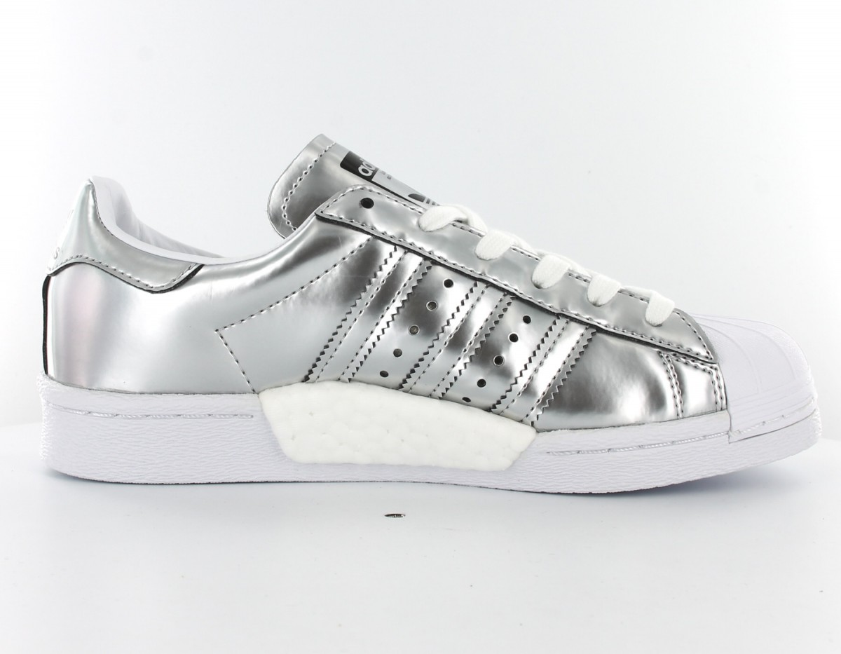 Adidas Superstar Boost Women Metallic Silver/Footwear White