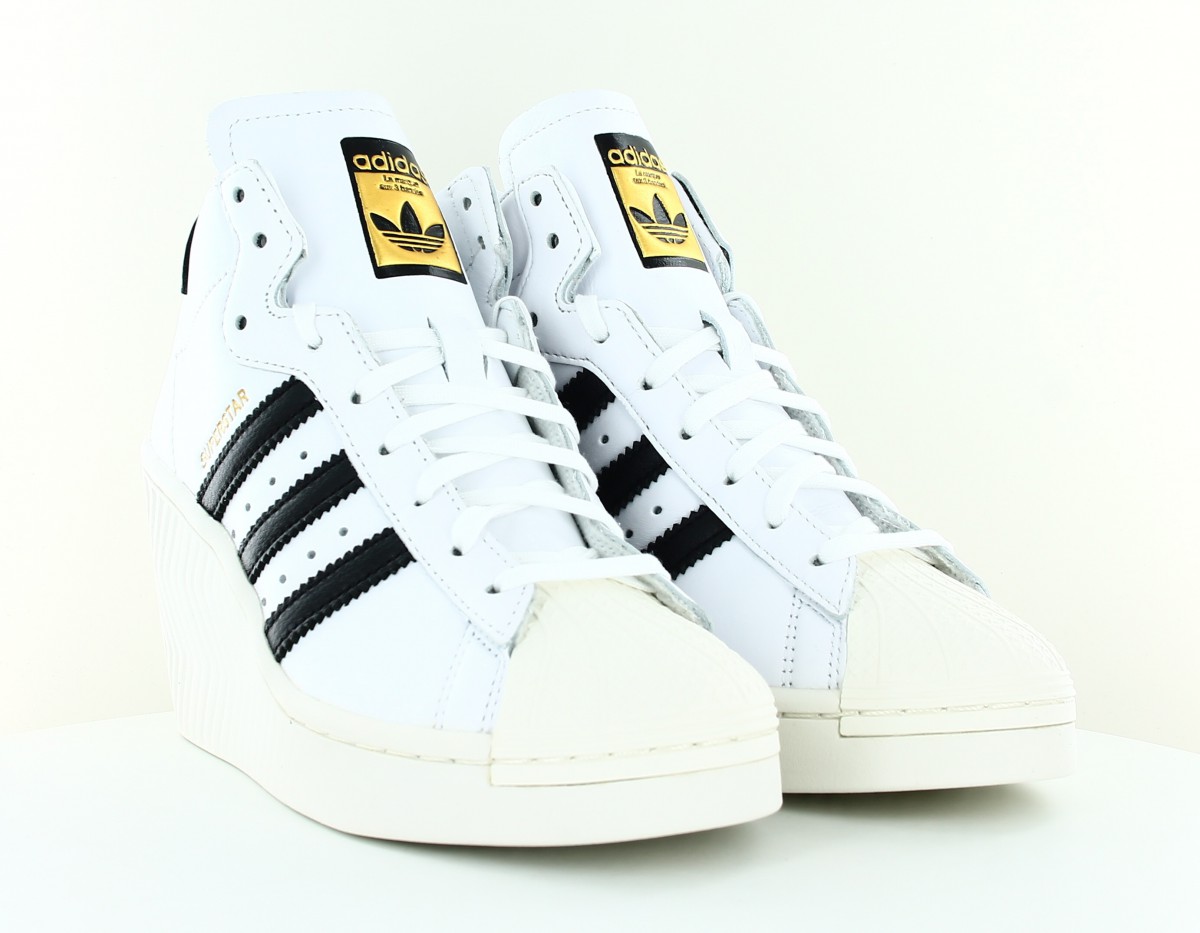 Adidas Superstar ellure blanc noir