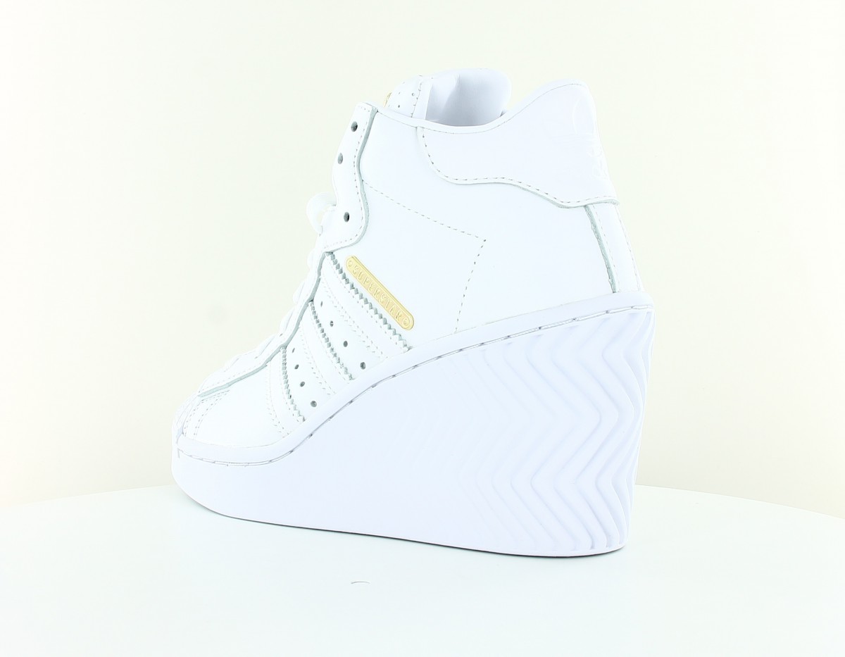 Adidas Superstar ellure blanc or blanc