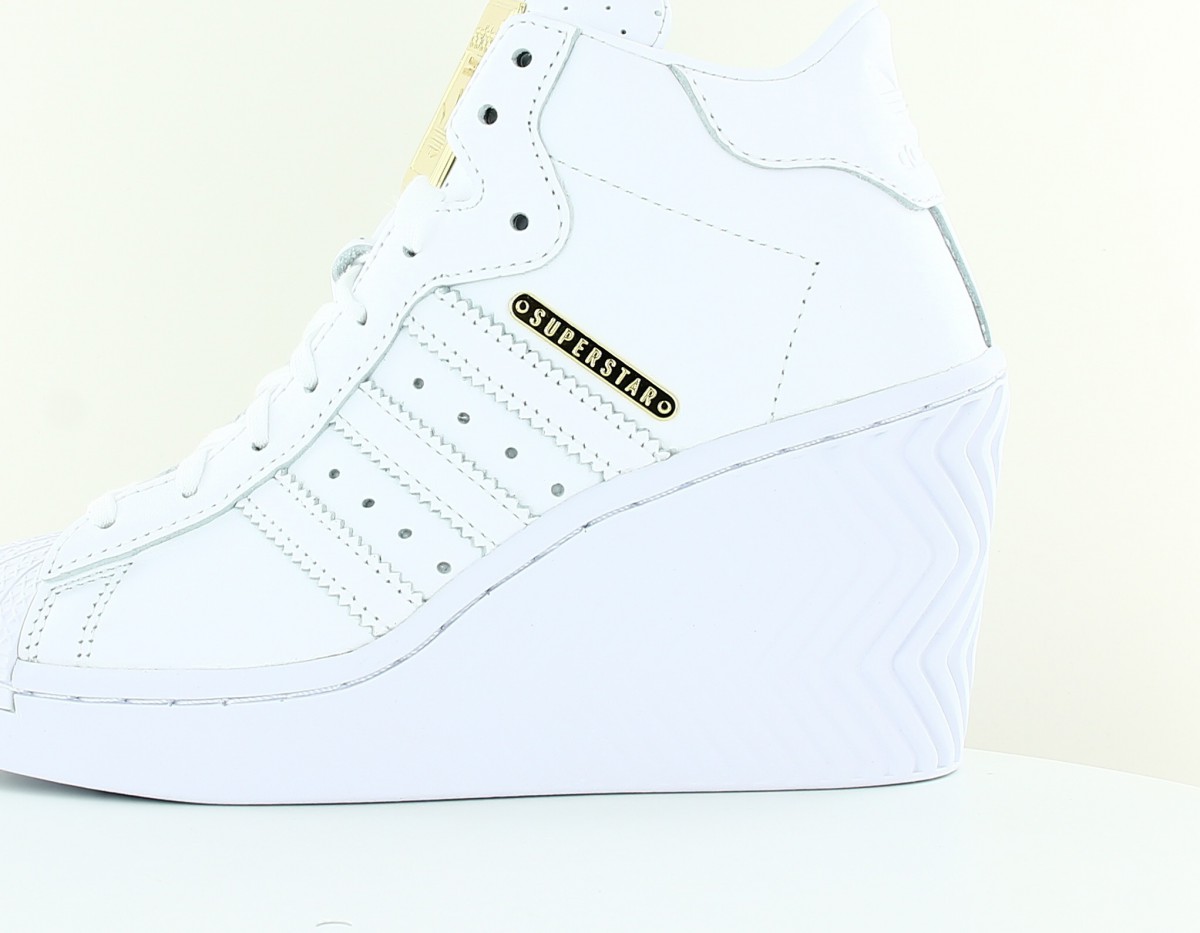 Adidas Superstar ellure blanc or blanc