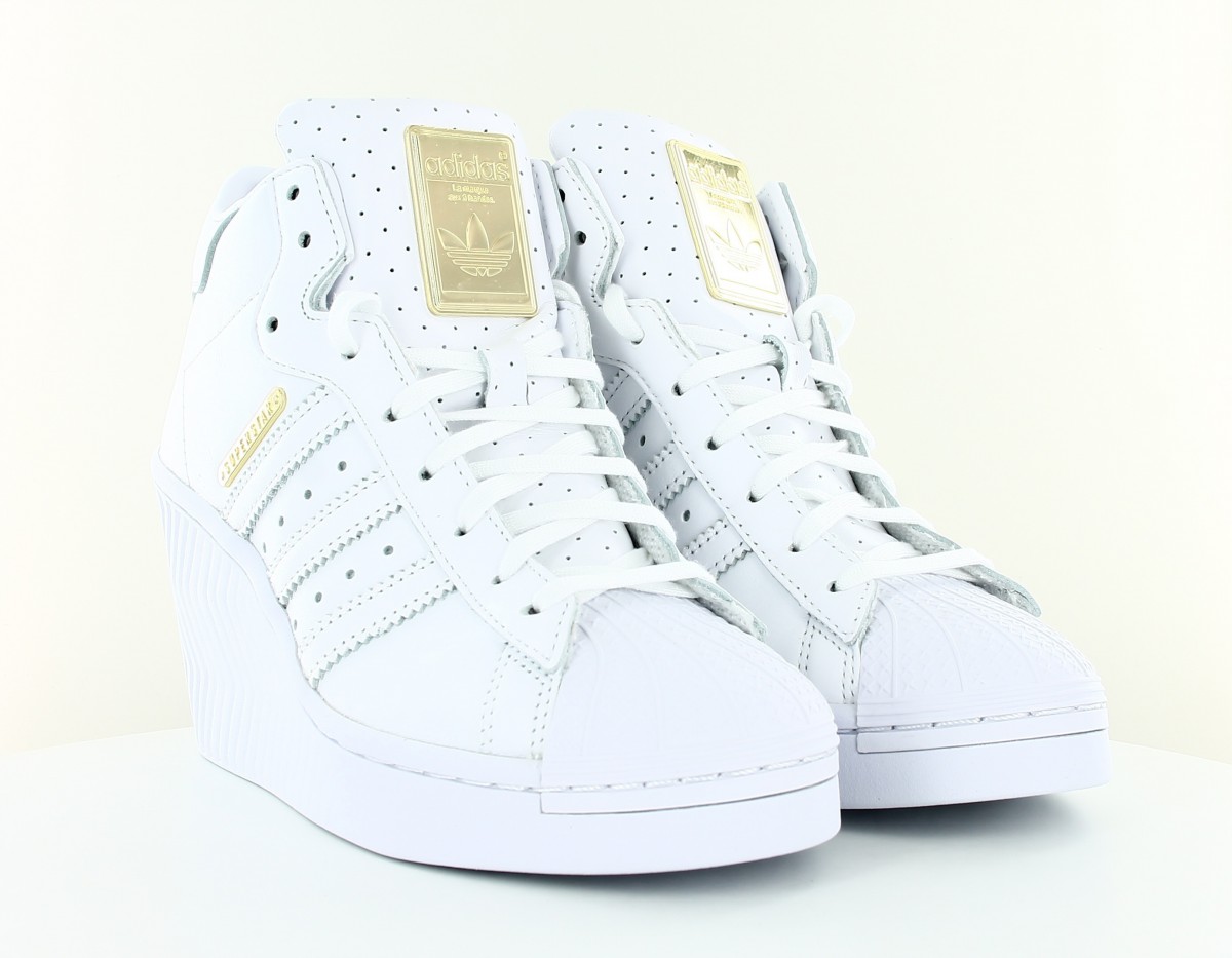 Adidas Superstar ellure blanc or blanc