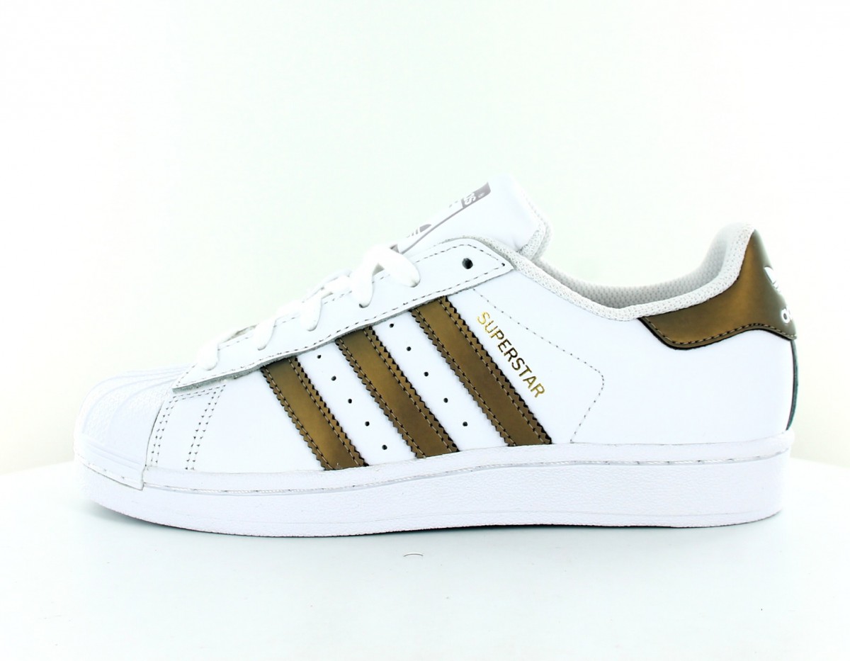 Adidas Superstar femme blanc gris iris