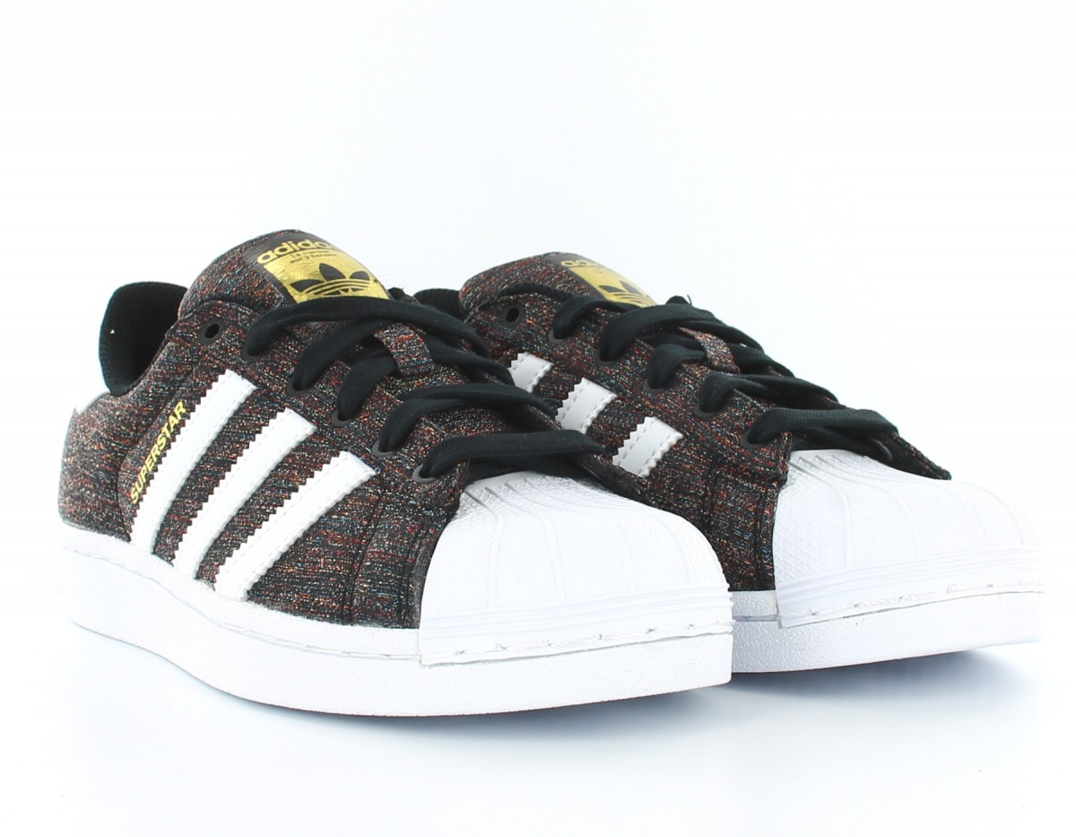 Adidas Superstar  J W Noir/Print/Blanc
