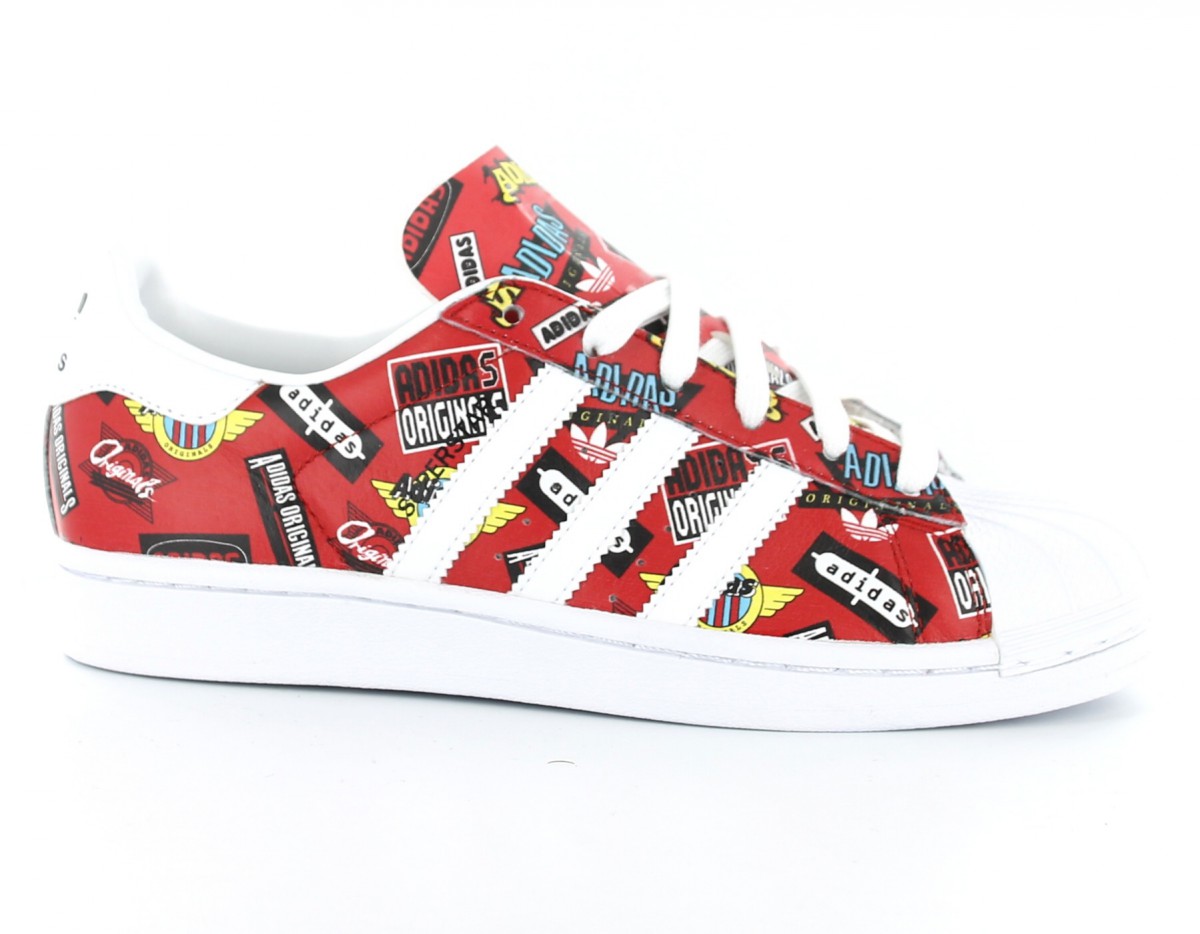 Adidas superstar nigo aop ROUGE