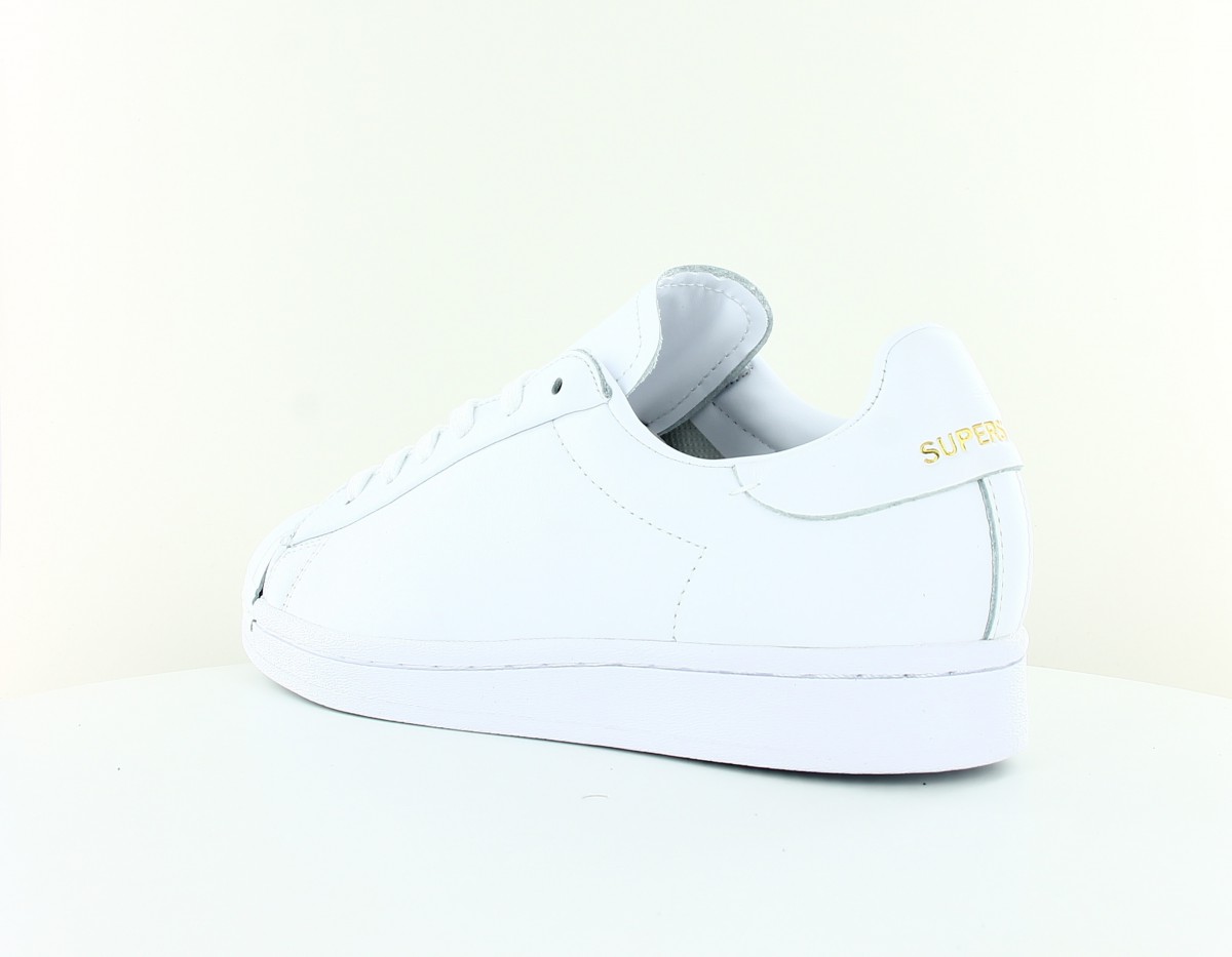 Adidas Superstar pure lt blanc blanc or