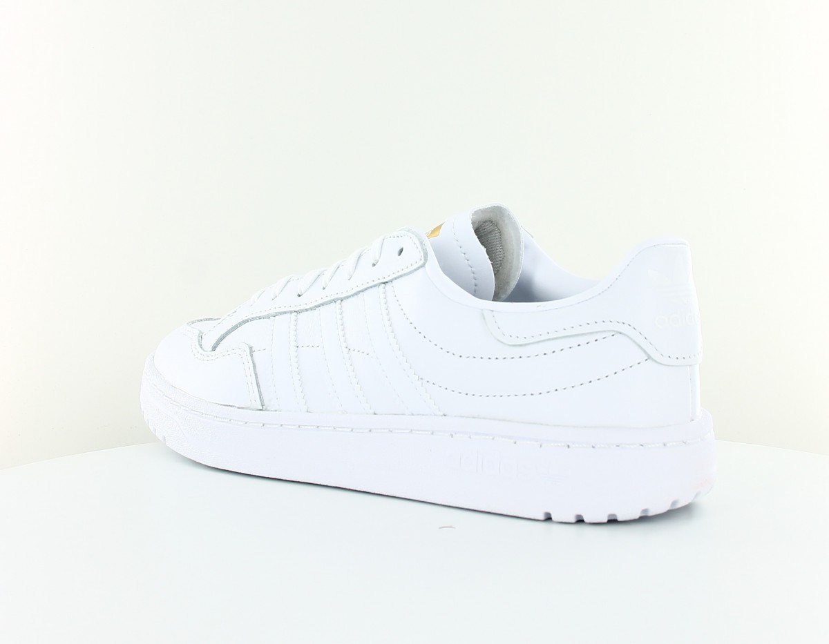 Adidas Team court blanc blanc or