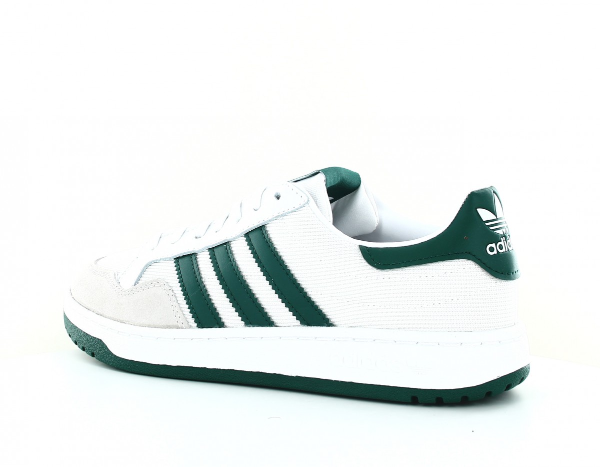 Adidas Team court blanc vert FX8481
