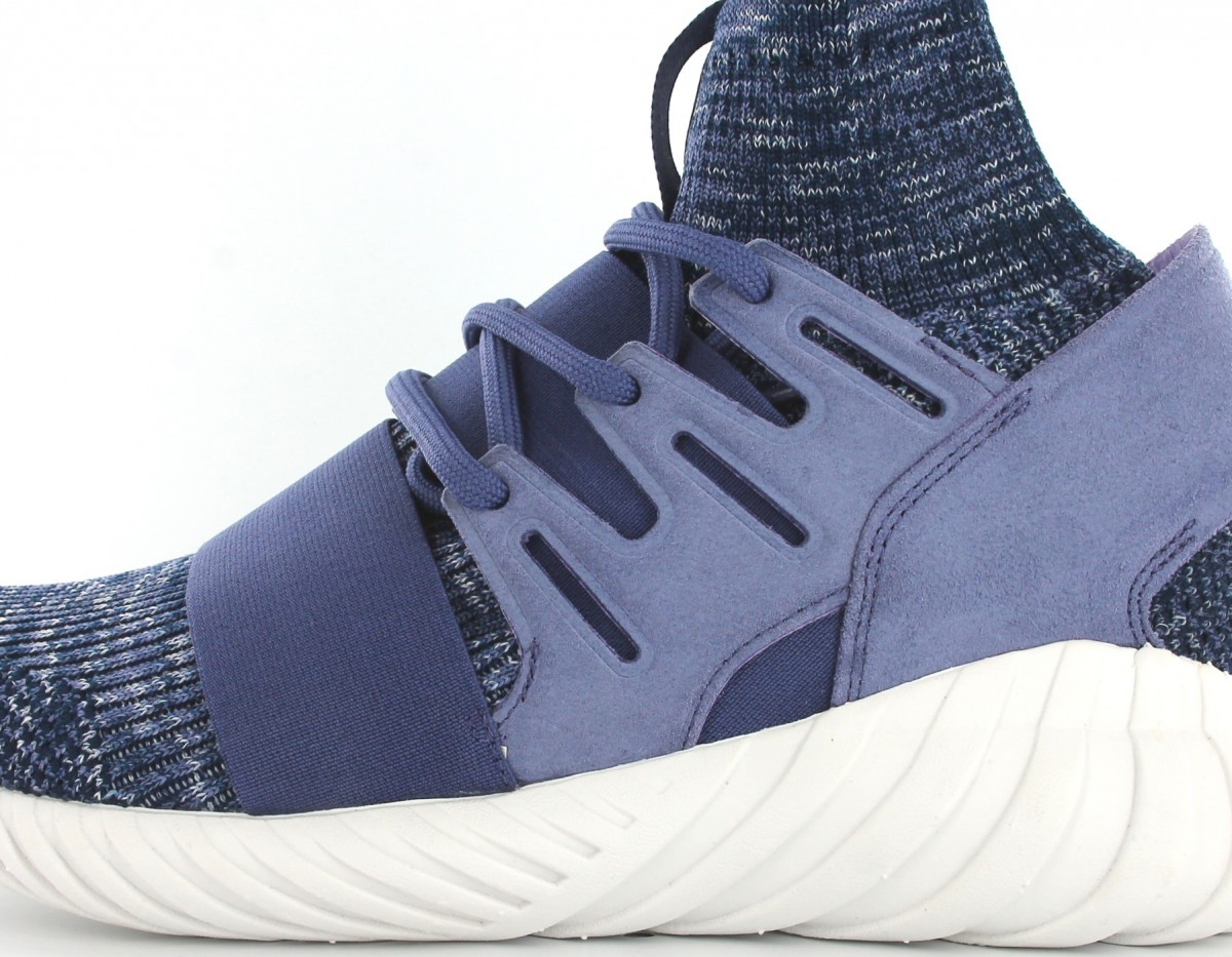 Adidas Tubular Doom Primeknit Glow In The Dark Blue Glow