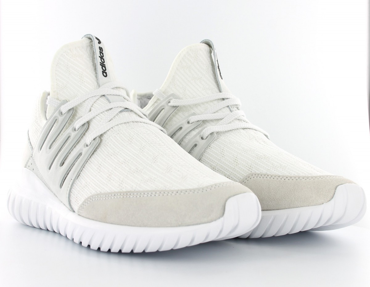 Adidas Tubular radial primeknit White/White/Black