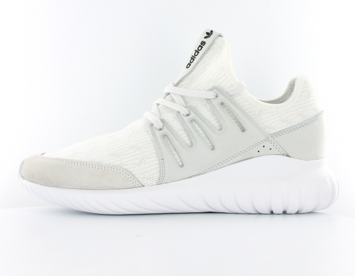 Adidas Tubular radial primeknit White/White/Black