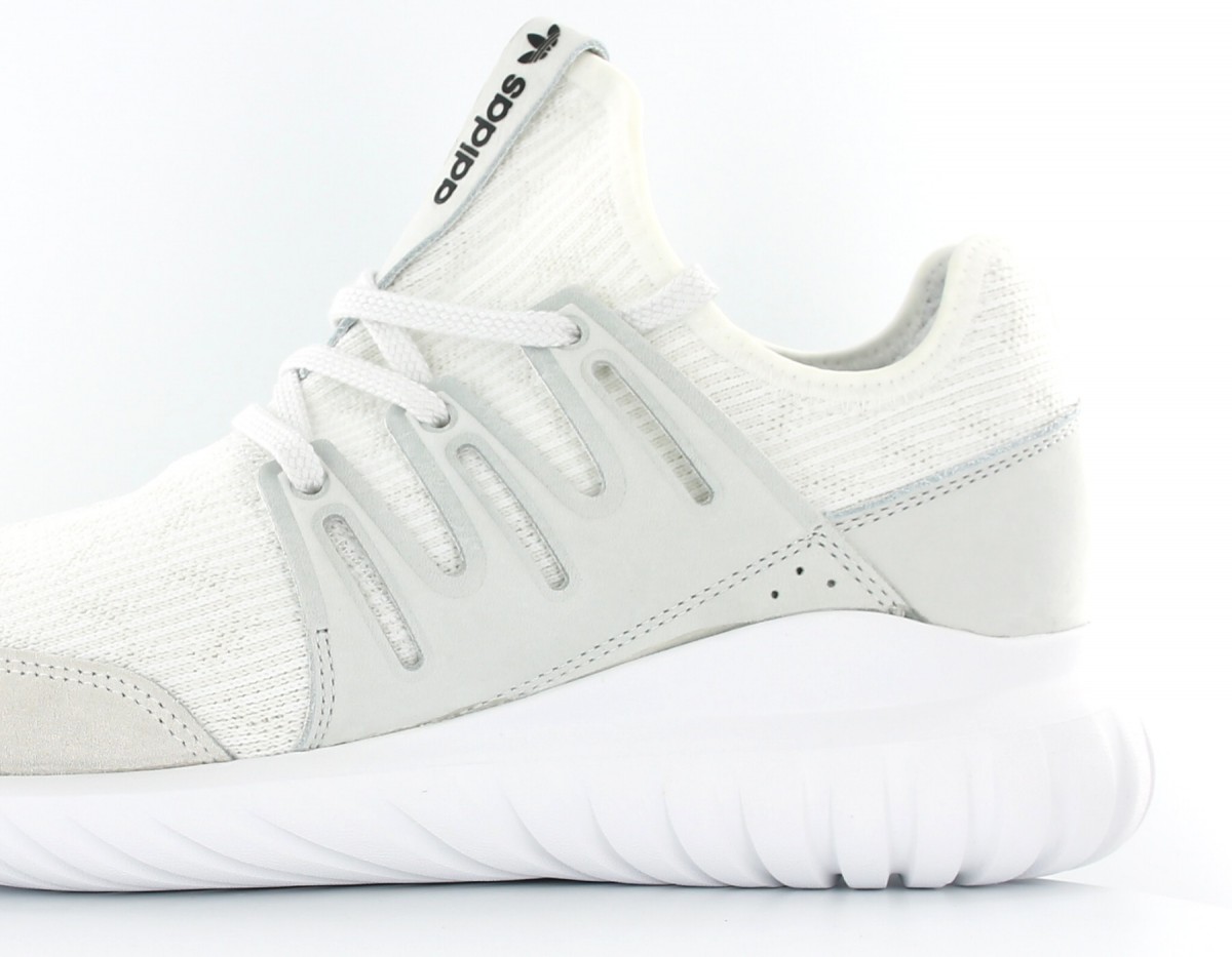 Adidas Tubular radial primeknit White/White/Black