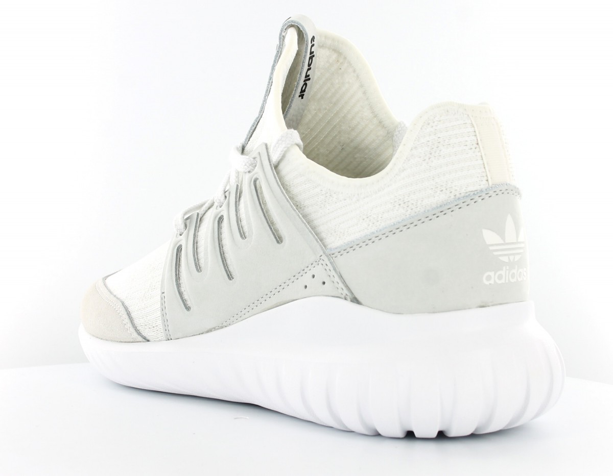 Adidas Tubular radial primeknit White/White/Black