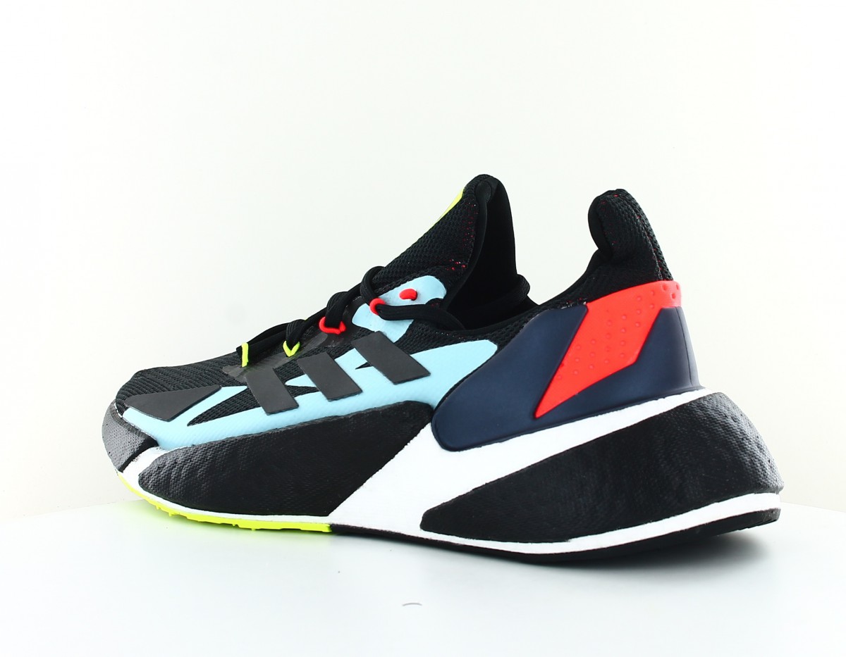 Adidas X9000L4 noir bleu blanc orange vert