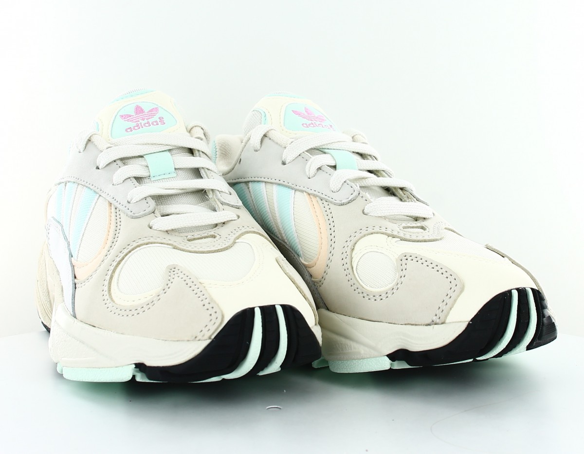 Adidas Yung-1 beige vert mint rose