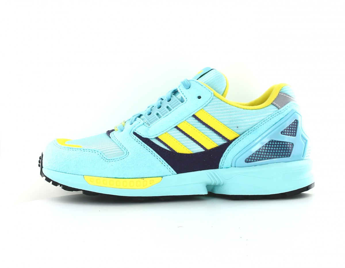 Adidas ZX 8000 bleu jaune violet