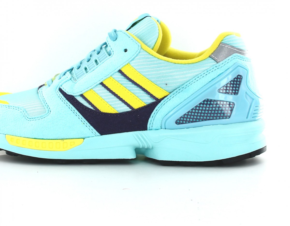 Adidas ZX 8000 bleu jaune violet