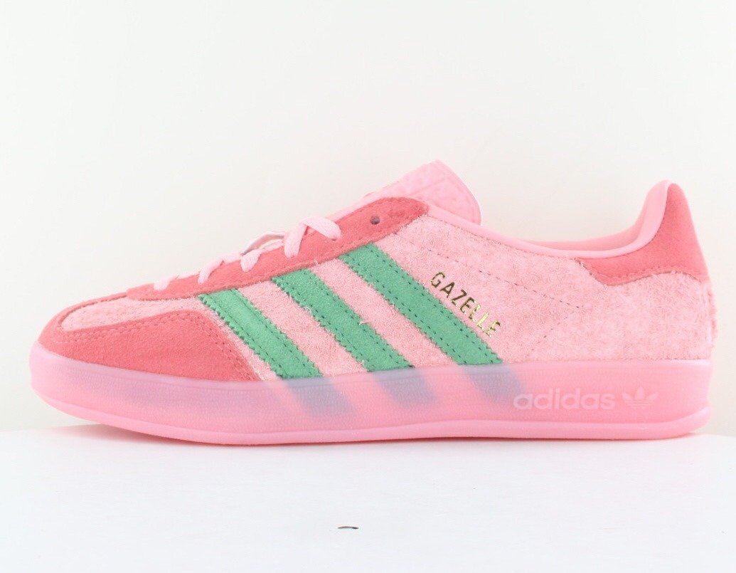 Adidas Gazelle indoor rose fushia vert