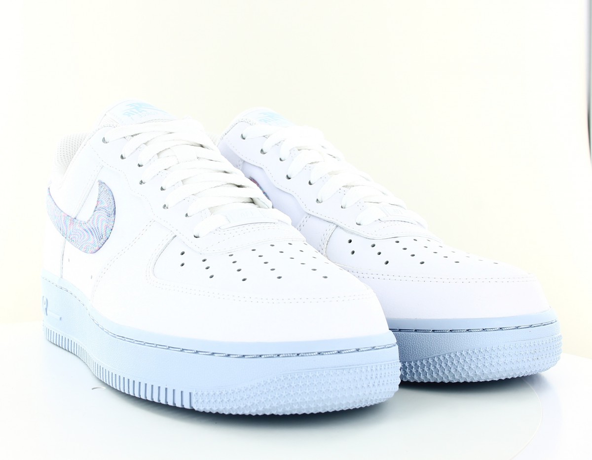 Nike Air force 1 hydrogen blanc bleu hydrogen