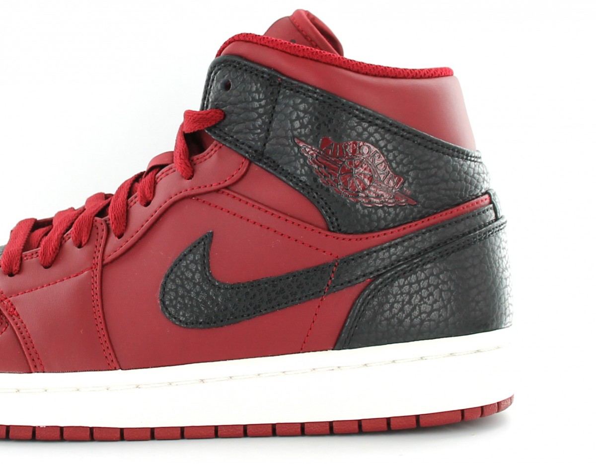 Jordan Air Jordan 1 Mid Bordeaux-Noir-Blanc