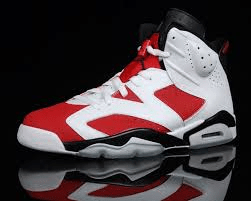 Jordan Air Jordan 6 Carmine Retro 2014 BLANC/ROUGE/NOIR