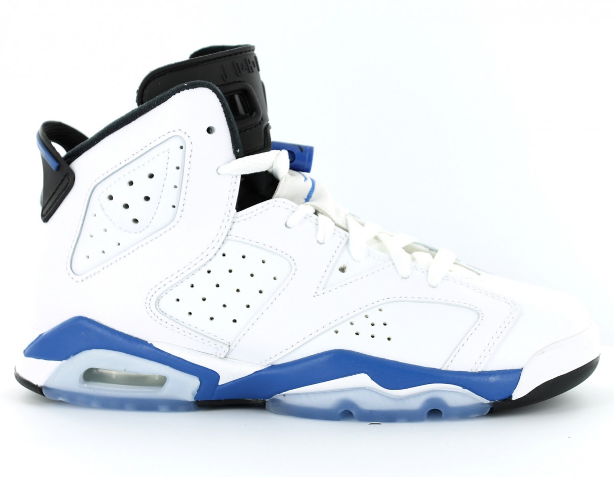 Jordan Air Jordan VI (6) Sport blue GS BLANC/BLEU