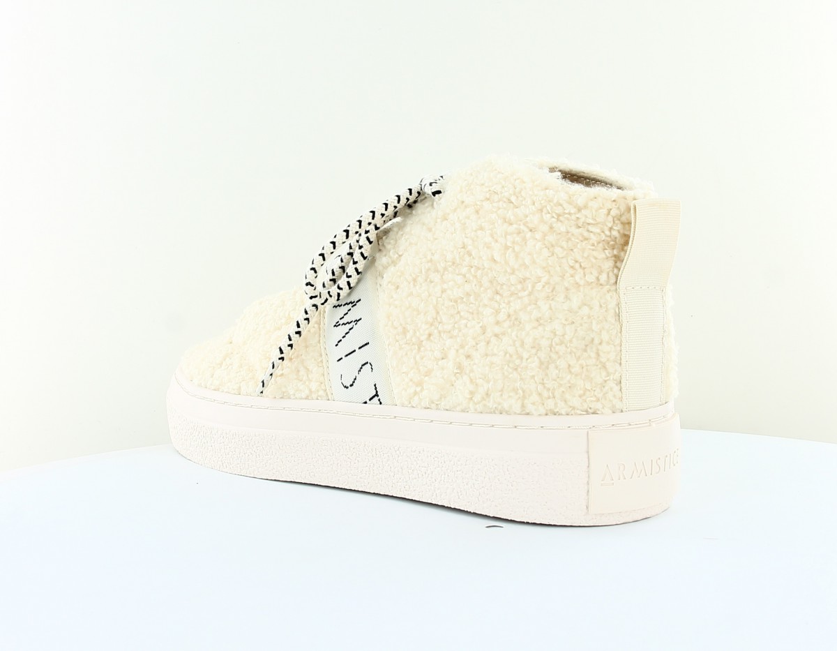 Armistice Onyx mid sheepy blanc noir