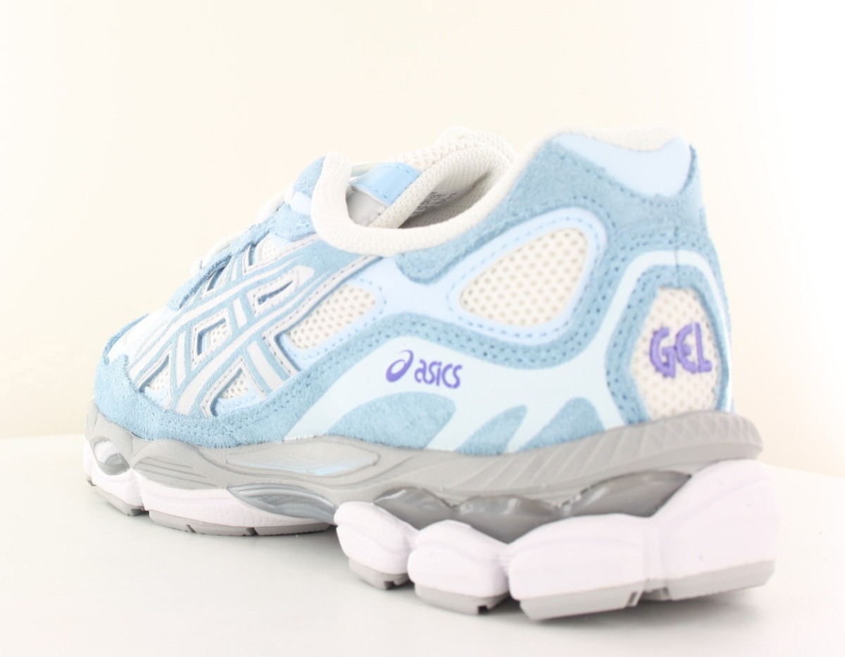 Asics Gel nyc bleu ciel beige gris